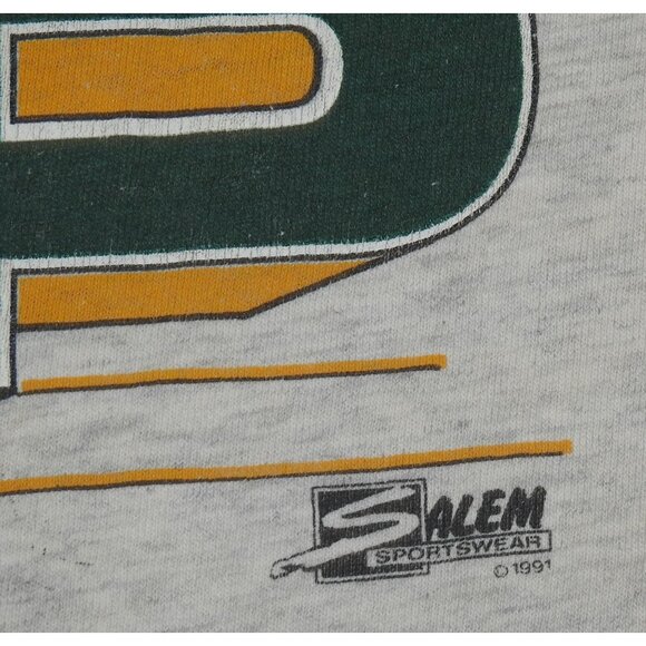 Vintage 1991 Shawn Kemp Salem Caricature Single Stitch T-Shirt Men's XL Sonics - Picture 3 of 10